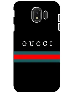 Чехол для Samsung Galaxy J4 2018 (SM-J400F) с картинкой «Gucci — красный пояс»