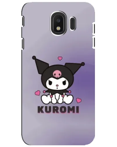 Чехол для Samsung Galaxy J4 2018 (SM-J400F) с картинкой «Kuromi — фиолетовый арт»