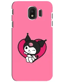 Чехол для Samsung Galaxy J4 2018 (SM-J400F) с картинкой «Kuromi — любовь в сердце»