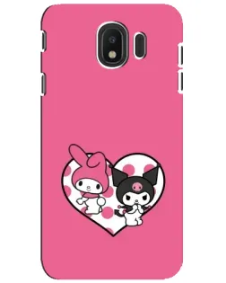 Чехол для Samsung Galaxy J4 2018 (SM-J400F) с картинкой «Kuromi и My Melody»