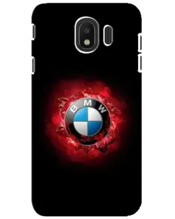 Чехол для Samsung Galaxy J4 2018 (SM-J400F) с картинкой «Логотип BMW — вспышка»