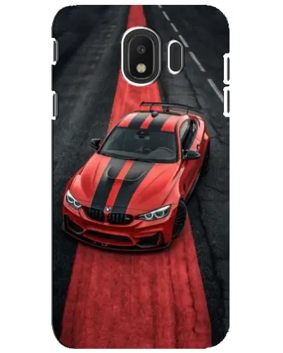 Чехол для Samsung Galaxy J4 2018 (SM-J400F) с картинкой «BMW на красной дорожке»