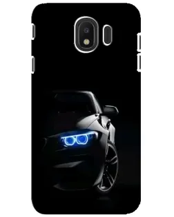 Чехол для Samsung Galaxy J4 2018 (SM-J400F) с картинкой «BMW — ночной взгляд»