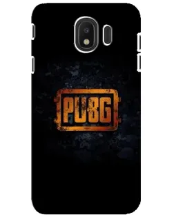 Чехол для Samsung Galaxy J4 2018 (SM-J400F) с картинкой «PUBG — золотой логотип»