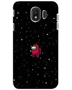 Чехол для Samsung Galaxy J4 2018 (SM-J400F) с картинкой «Красный Among Us»