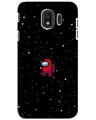 Чехол для Samsung Galaxy J4 2018 (SM-J400F) с картинкой «Красный Among Us»