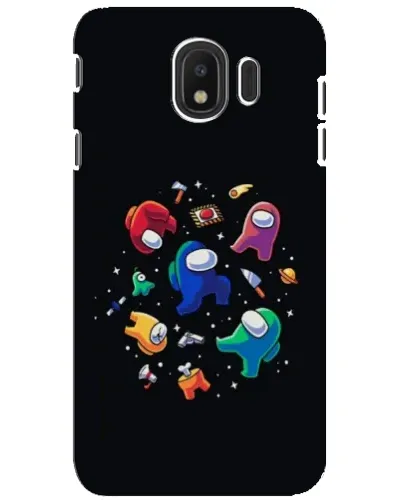 Чехол для Samsung Galaxy J4 2018 (SM-J400F) с картинкой «Among Us космос»
