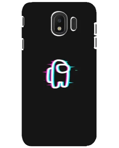 Чехол для Samsung Galaxy J4 2018 (SM-J400F) с картинкой «Among Us неон»
