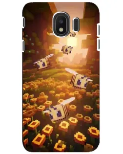 Чехол для Samsung Galaxy J4 2018 (SM-J400F) с картинкой «Поле подсолнухов»