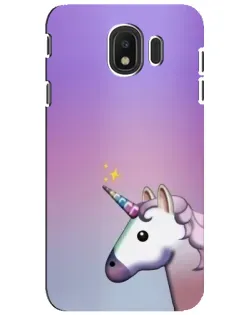 Чехол для Samsung Galaxy J4 2018 (SM-J400F) с картинкой «Единорог градиент»