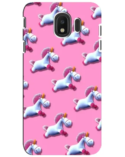 Чехол для Samsung Galaxy J4 2018 (SM-J400F) с картинкой «Единороги на розовом» Чехол для Samsung Galaxy J4 2018 (SM-J400F) с картинкой «Единороги на розовом»