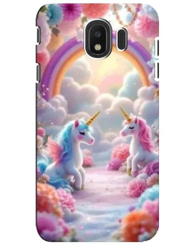 Чехол для Samsung Galaxy J4 2018 (SM-J400F) с картинкой «Радуга и единороги» Чехол для Samsung Galaxy J4 2018 (SM-J400F) с картинкой «Радуга и единороги»