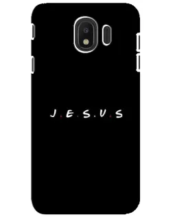 Чехол для Samsung Galaxy J4 2018 (SM-J400F) с картинкой «Точки веры J.E.S.U.S.»