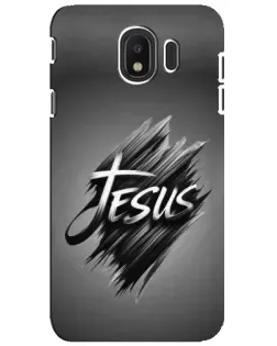 Чехол для Samsung Galaxy J4 2018 (SM-J400F) с картинкой «Надпись Jesus Graffiti»