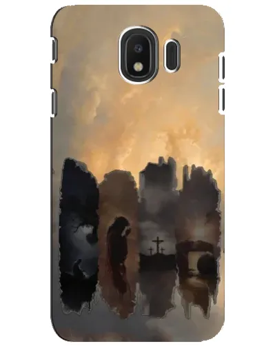 Чехол для Samsung Galaxy J4 2018 (SM-J400F) с картинкой «Дорога к вере»