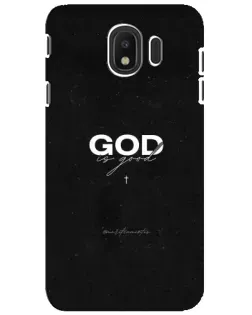 Чехол для Samsung Galaxy J4 2018 (SM-J400F) с картинкой «GOD — Бог над всем»