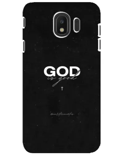 Чехол для Samsung Galaxy J4 2018 (SM-J400F) с картинкой «GOD — Бог над всем»