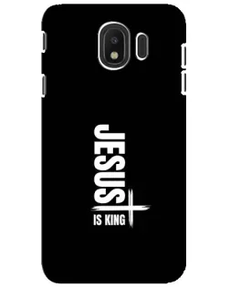 Чехол для Samsung Galaxy J4 2018 (SM-J400F) с картинкой «Вертикаль веры Jesus»