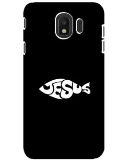 Чехол для Samsung Galaxy J4 2018 (SM-J400F) с картинкой «Рыба Jesus»