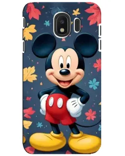 Чехол для Samsung Galaxy J4 2018 (SM-J400F) с картинкой «Осенний Mickey Mouse»