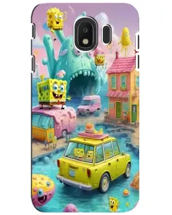 Чехол для Samsung Galaxy J4 2018 (SM-J400F) с картинкой «Монстр-трак приключения»