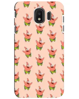 Чехол для Samsung Galaxy J4 2018 (SM-J400F) с картинкой «Патрик Стар паттерн»