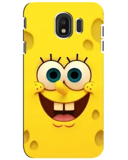 Чехол для Samsung Galaxy J4 2018 (SM-J400F) с картинкой «Губка Боб улыбка»