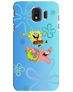 Чехол для Samsung Galaxy J4 2018 (SM-J400F) с картинкой «Спанч Боб и Патрик»
