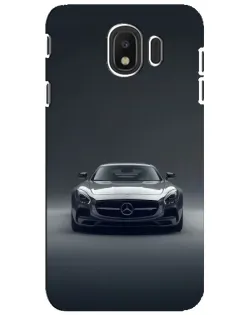 Чехол для Samsung Galaxy J4 2018 (SM-J400F) с картинкой «Mercedes на черном»