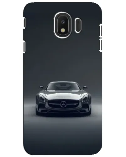 Чехол для Samsung Galaxy J4 2018 (SM-J400F) с картинкой «Mercedes на черном»