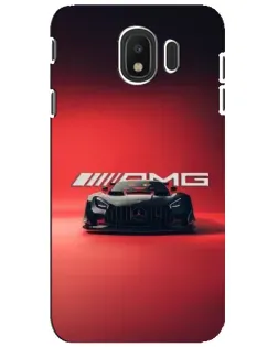 Чехол для Samsung Galaxy J4 2018 (SM-J400F) с картинкой «Mercedes AMG — красная линия»