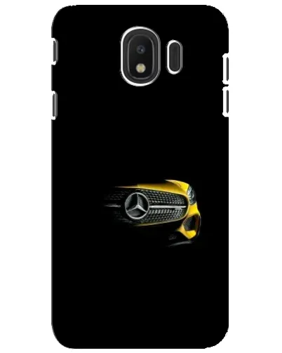 Чехол для Samsung Galaxy J4 2018 (SM-J400F) с картинкой «Mercedes — ретро стиль»