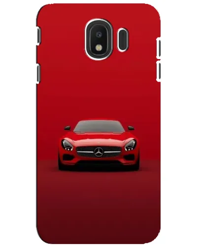 Чехол для Samsung Galaxy J4 2018 (SM-J400F) с картинкой «Красный Mercedes AMG»