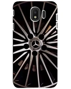 Чехол для Samsung Galaxy J4 2018 (SM-J400F) с картинкой «Диск Mercedes»