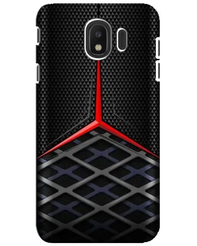 Чехол для Samsung Galaxy J4 2018 (SM-J400F) с картинкой «Mercedes Carbon Grid»