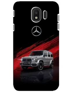 Чехол для Samsung Galaxy J4 2018 (SM-J400F) с картинкой «Mercedes G-Class красный»