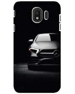 Чехол для Samsung Galaxy J4 2018 (SM-J400F) с картинкой «Свет фар Mercedes»