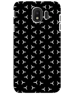 Чехол для Samsung Galaxy J4 2018 (SM-J400F) с картинкой «Mercedes паттерн звезд»