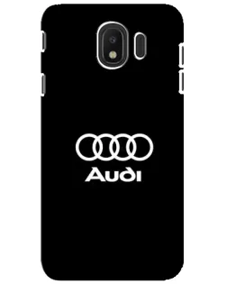 Чехол для Samsung Galaxy J4 2018 (SM-J400F) с картинкой «Классическое лого Audi» Чехол для Samsung Galaxy J4 2018 (SM-J400F) с картинкой «Классическое лого Audi»