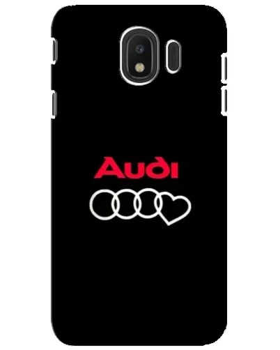 Чехол для Samsung Galaxy J4 2018 (SM-J400F) с картинкой «Логотип Audi Heart»