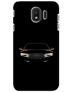Чехол для Samsung Galaxy J4 2018 (SM-J400F) с картинкой «Audi — ночной контур»