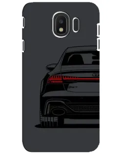 Чехол для Samsung Galaxy J4 2018 (SM-J400F) с картинкой «Задняя часть Audi — арт»