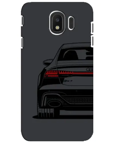 Чехол для Samsung Galaxy J4 2018 (SM-J400F) с картинкой «Задняя часть Audi — арт»