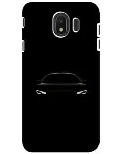 Чехол для Samsung Galaxy J4 2018 (SM-J400F) с картинкой «Взгляд Audi в темноте»