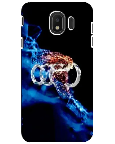 Чехол для Samsung Galaxy J4 2018 (SM-J400F) с картинкой «Энергия лого Audi»