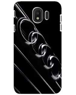 Чехол для Samsung Galaxy J4 2018 (SM-J400F) с картинкой «Audi — абстрактные кольца»