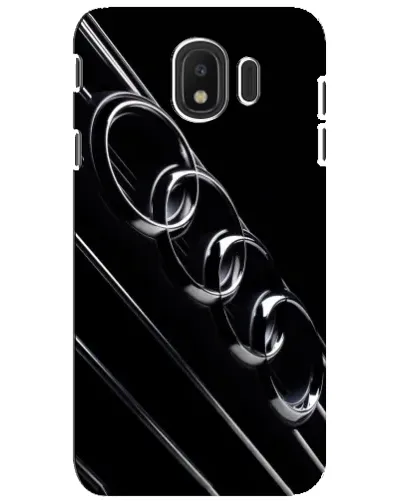 Чехол для Samsung Galaxy J4 2018 (SM-J400F) с картинкой «Audi — абстрактные кольца»