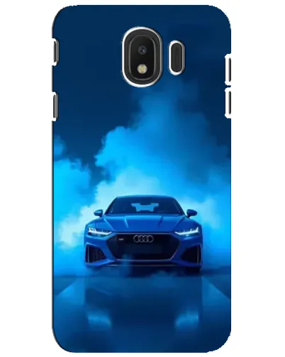 Чехол для Samsung Galaxy J4 2018 (SM-J400F) с картинкой «Audi — голубая энергия»