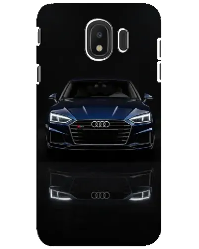 Чехол для Samsung Galaxy J4 2018 (SM-J400F) с картинкой «Audi — ночное отражение»