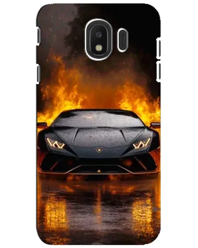 Чехол для Samsung Galaxy J4 2018 (SM-J400F) с картинкой «Lamborghini в огне» Чехол для Samsung Galaxy J4 2018 (SM-J400F) с картинкой «Lamborghini в огне»